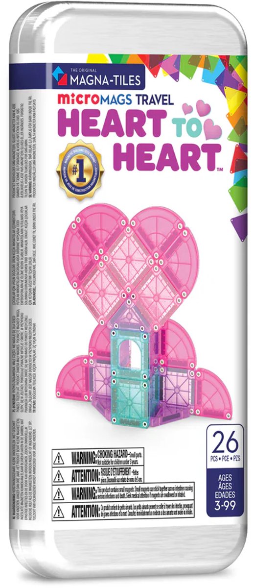 Micro Mags Travel set Heart to Heart 26 stuks