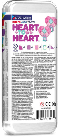 Micro Mags Travel set Heart to Heart 26 stuks