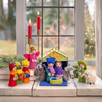 Kerststal Multicolor