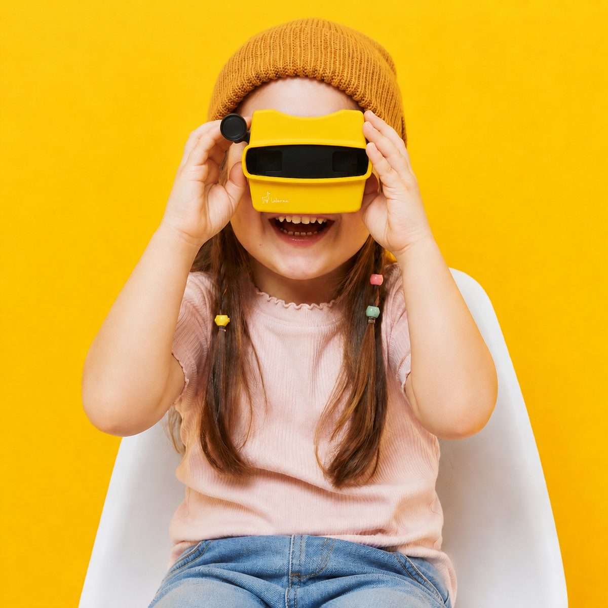 Retro 3D Viewer - Yellow