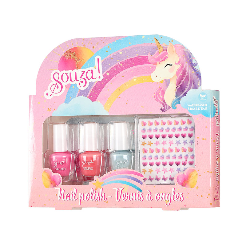 Nagellak & stickers Unicorn