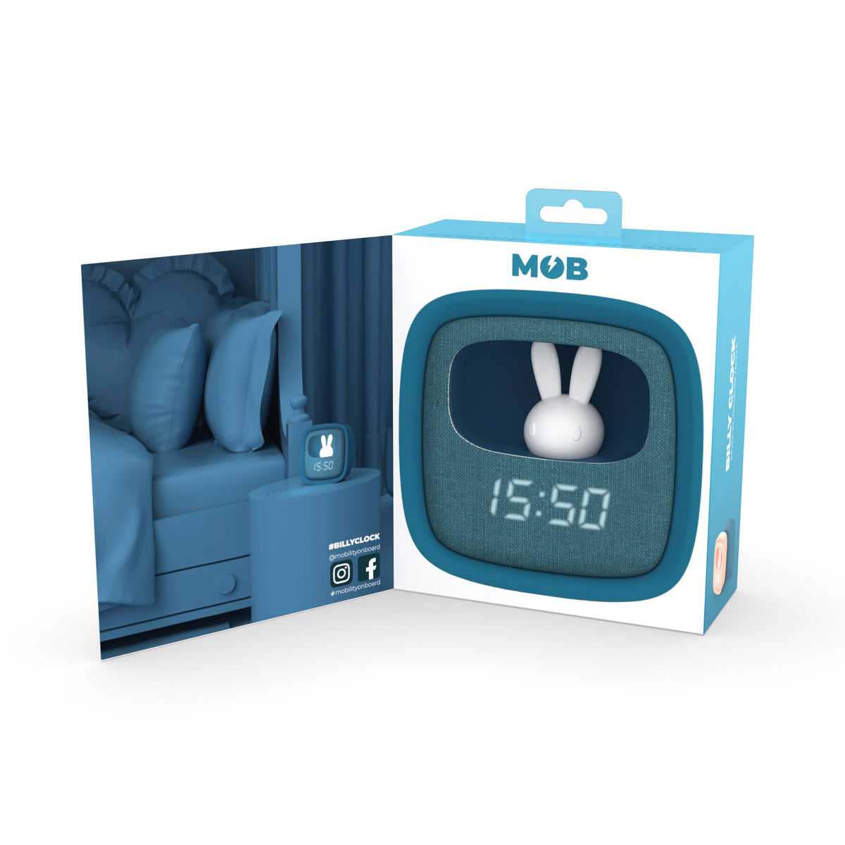 Billy Clock Dark Blue