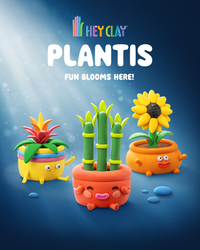 Interactieve Boetseerklei Plant Friends (15 potjes)