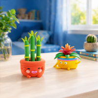 Interactieve Boetseerklei Plant Friends (15 potjes)