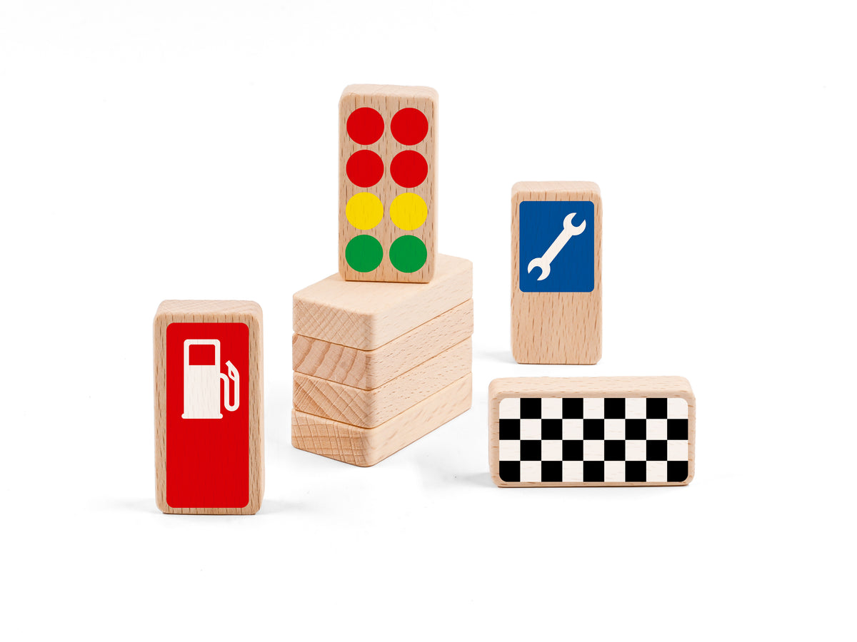 Roadblocks Race Signs