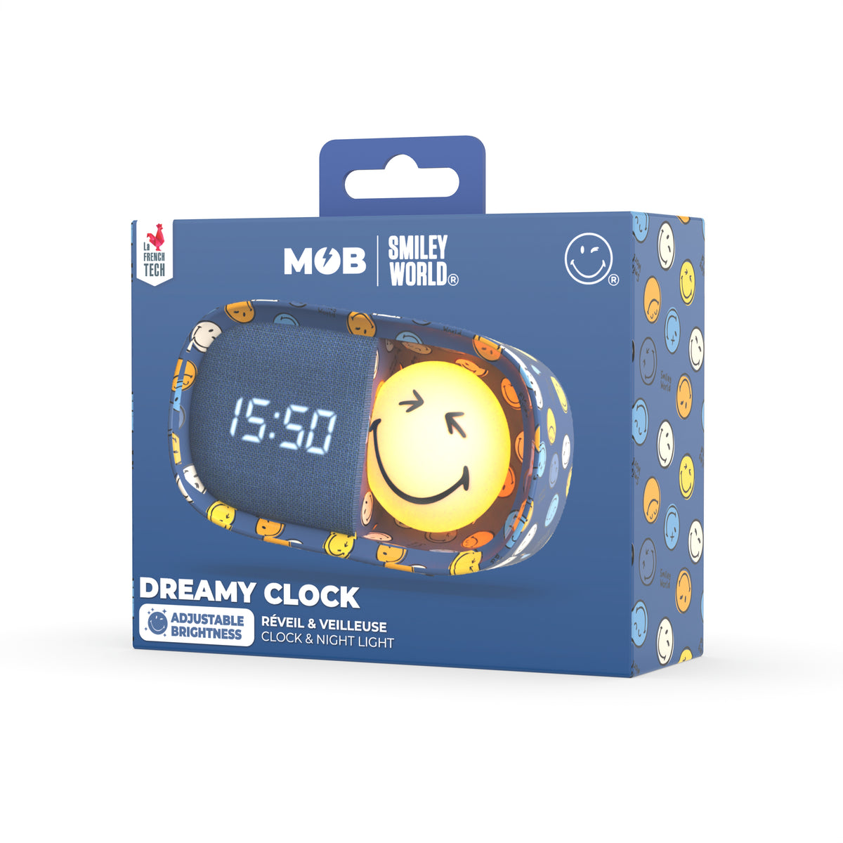 Smiley World Dreamy Clock Blue