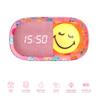 Smiley World Dreamy Clock Pink