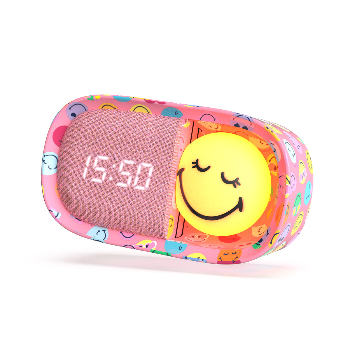 Smiley World Dreamy Clock Pink