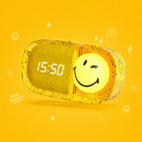 Smiley World Dreamy Clock Yellow