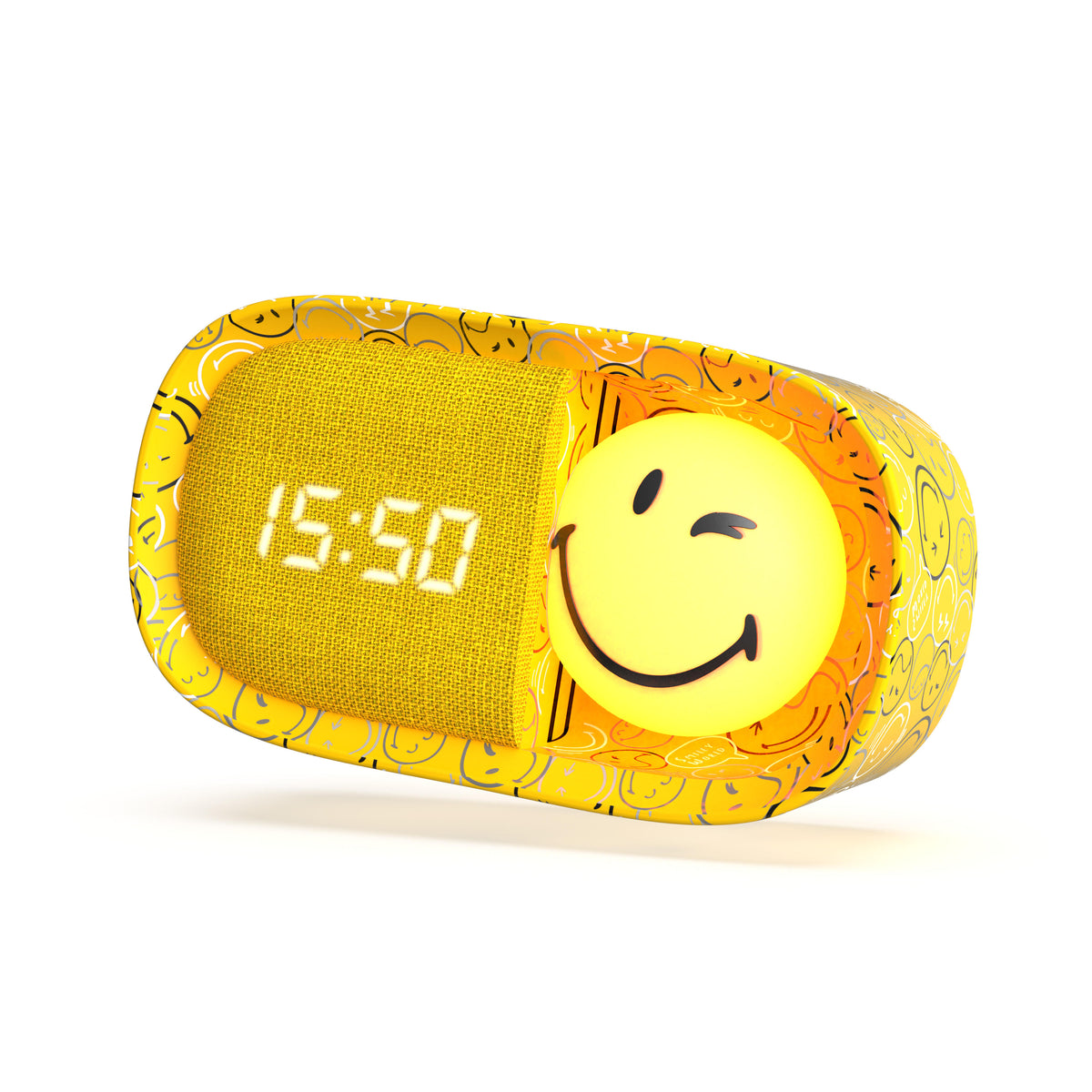 Smiley World Dreamy Clock Yellow