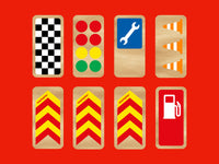 Roadblocks Race Signs