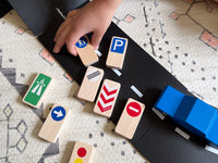 Roadblocks Traffic Signs