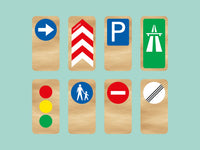 Roadblocks Traffic Signs