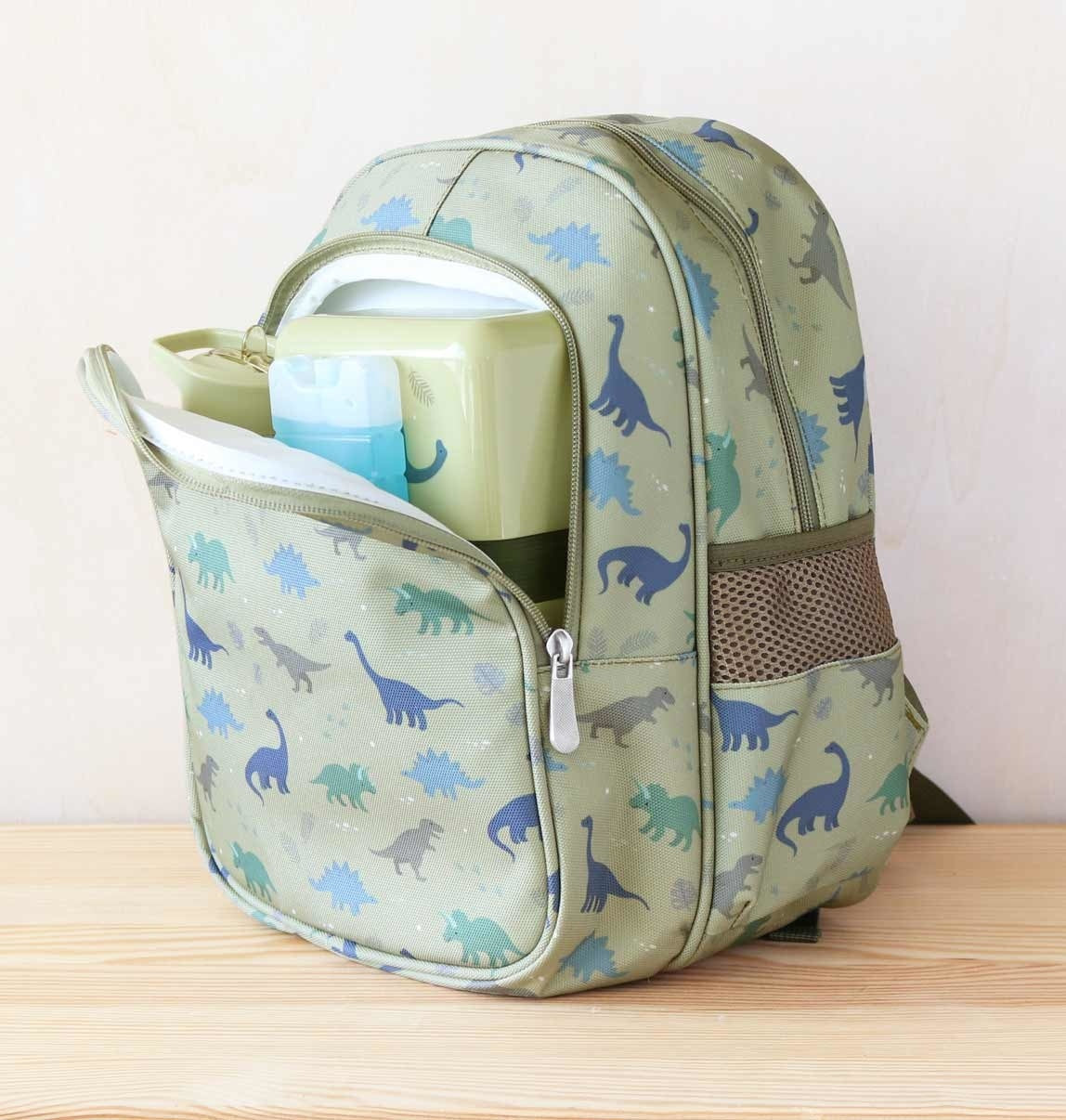 A Little Lovely Company Rugzak Dinosaurussen