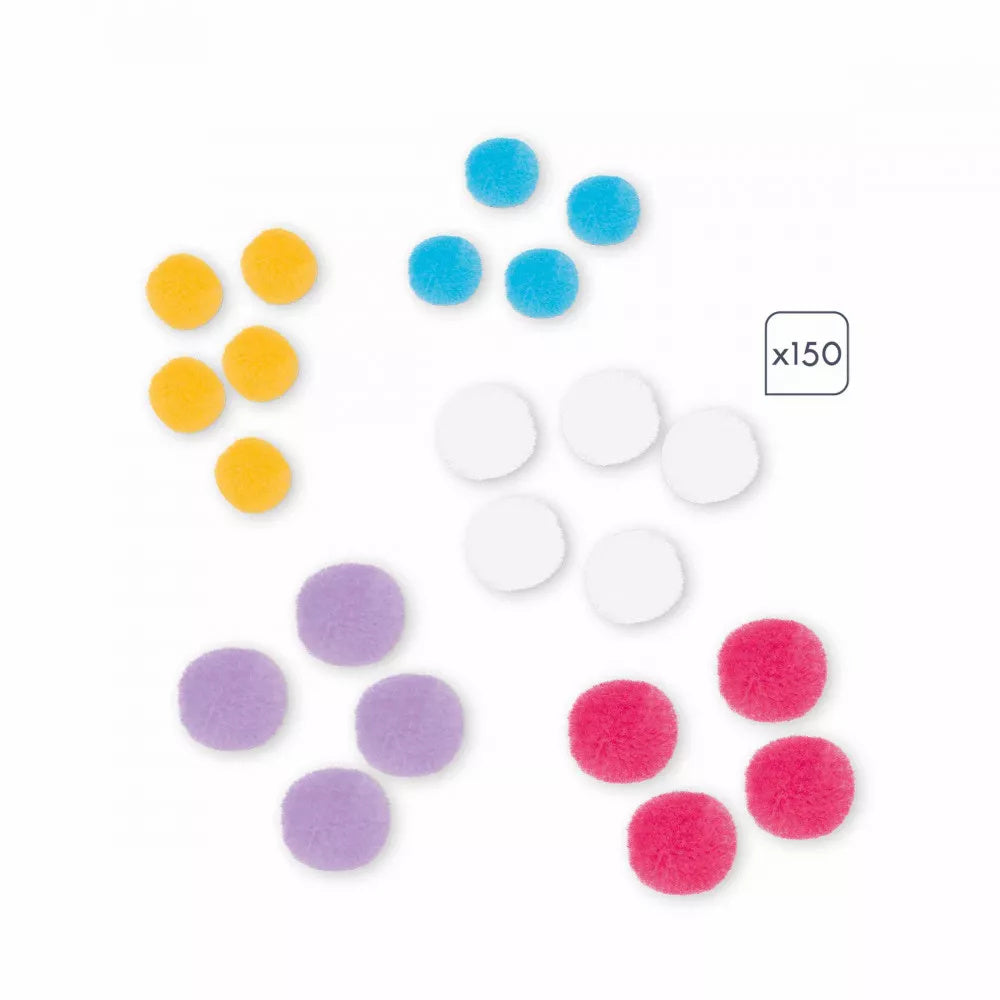 Janod Atelier pompoms kaarten maken