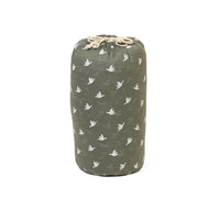 2-in-1 organic babyspeelkleed & reistas - birds