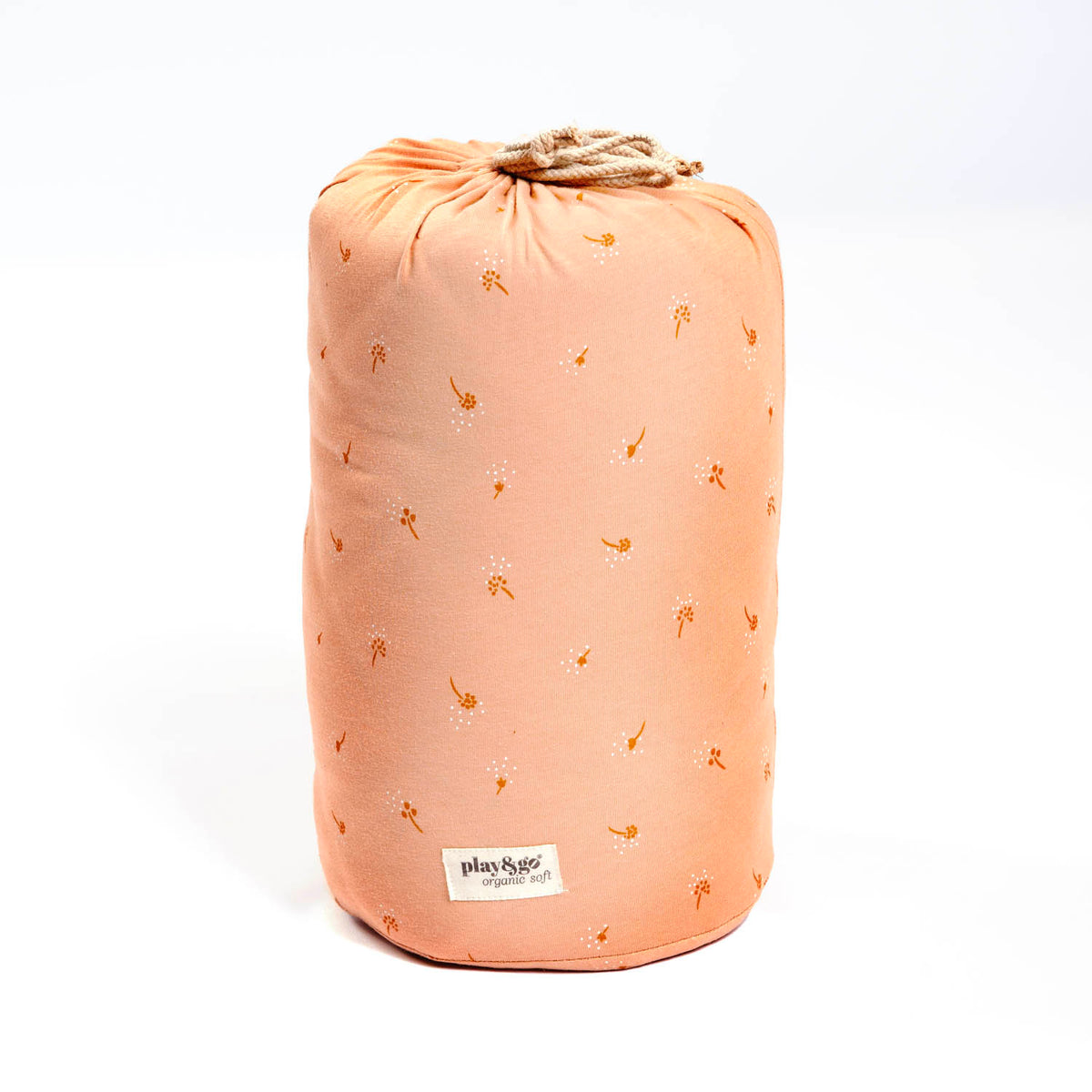 2-in-1 organic babyspeelkleed & reistas - fleuri