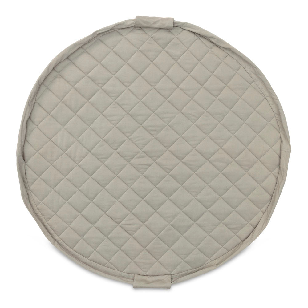 2-in-1 organic babyspeelkleed & reistas - meadow green
