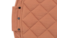 2-in-1 organic babyspeelkleed & reistas - tawny brown