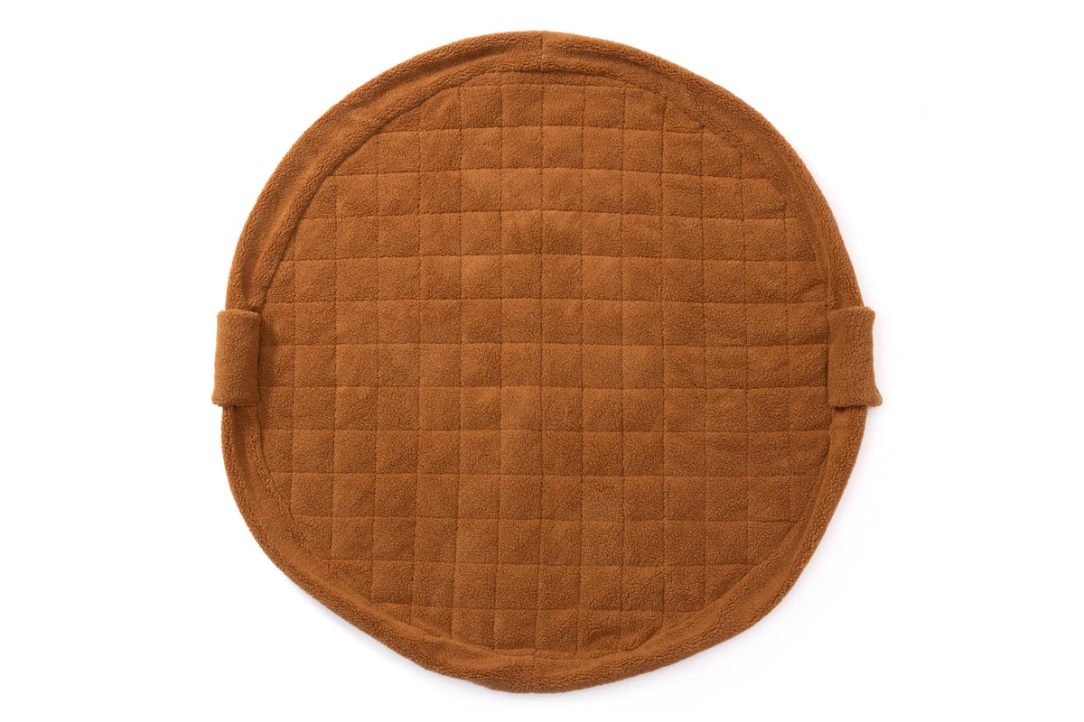 2-in-1 babyspeelkleed & reistas – teddy brown