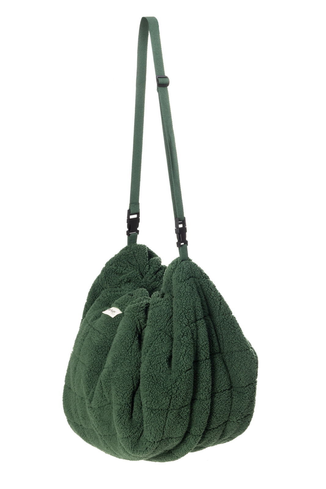 2-in-1 babyspeelkleed & reistas – teddy evergreen
