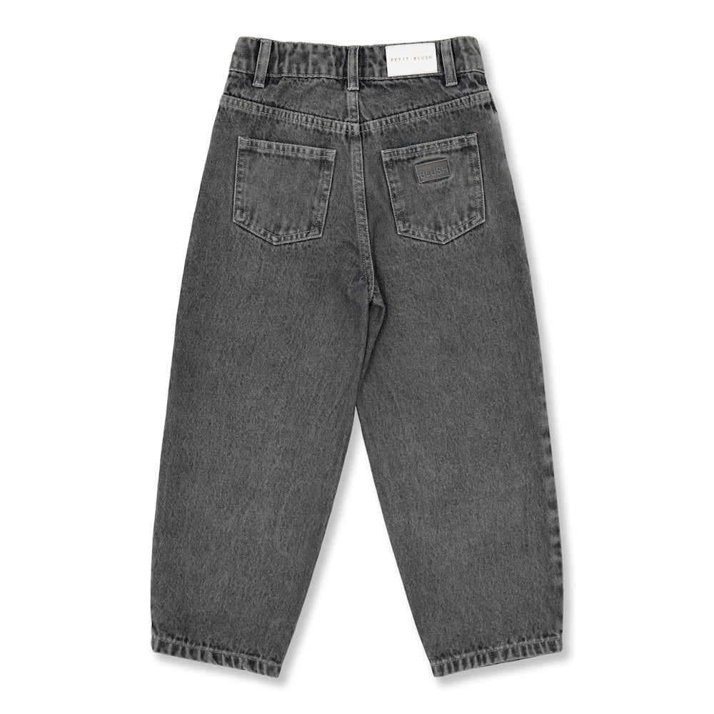 Petit Blush Jeans Ballon Fit Washed Grey