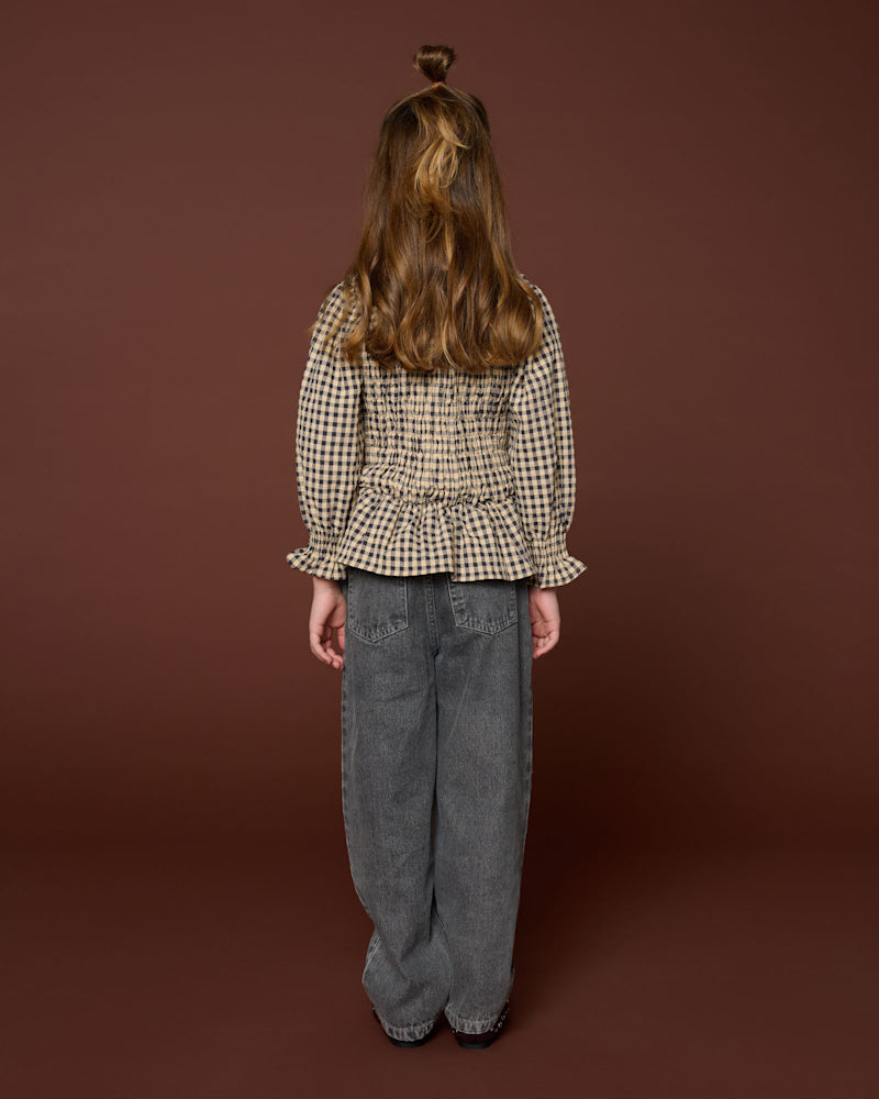 Petit Blush Jeans Ballon Fit Washed Grey
