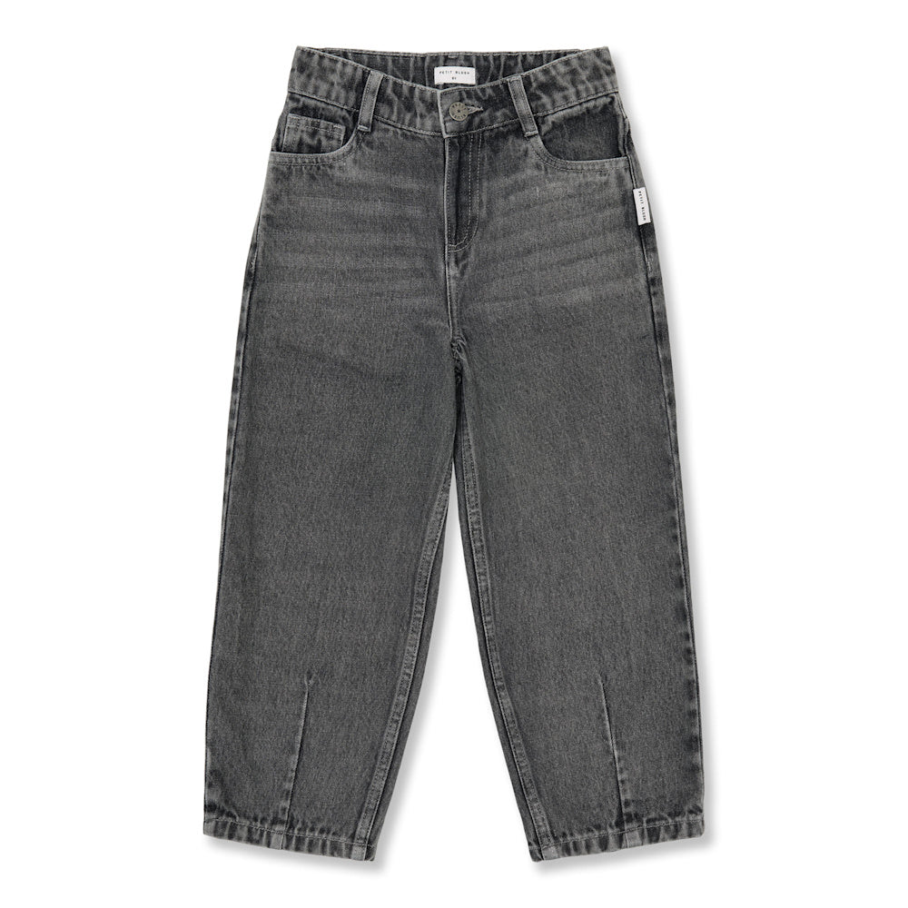 Petit Blush Jeans Ballon Fit Washed Grey