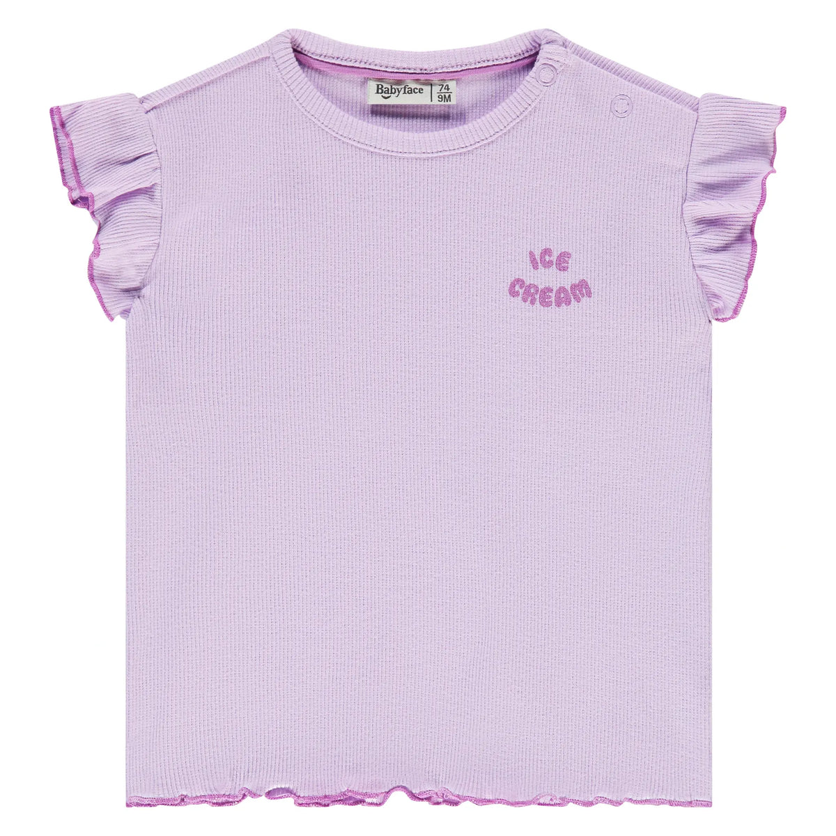 Babyface Shirt Short Sleeve Stripe Buttercup