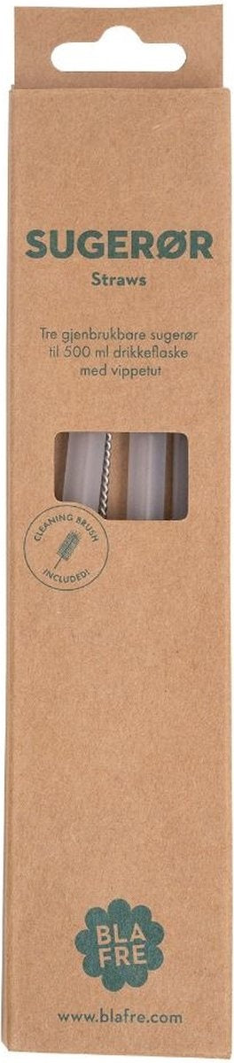 Blafre Rietjes voor Flip Top Drinktuit 500ml set van 3