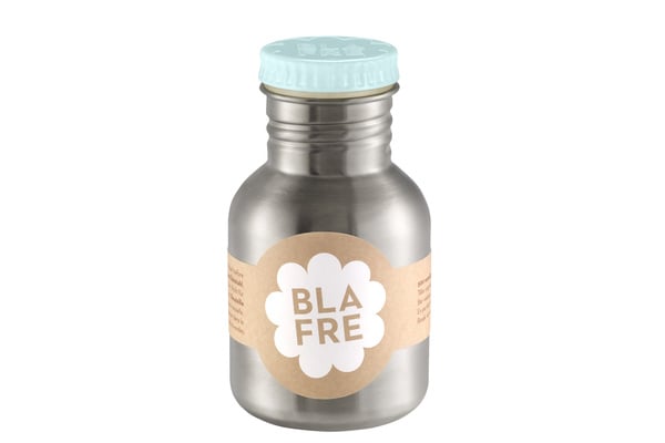 Blafre Stalen drinkfles 300ml Light Blue