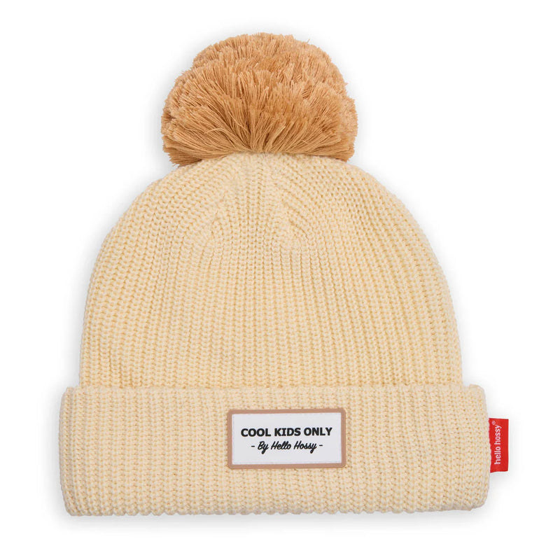 Hello Hossy Beanie Block Sandy