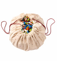 3-in-1 speelkleed & opbergzak - cherry cherry
