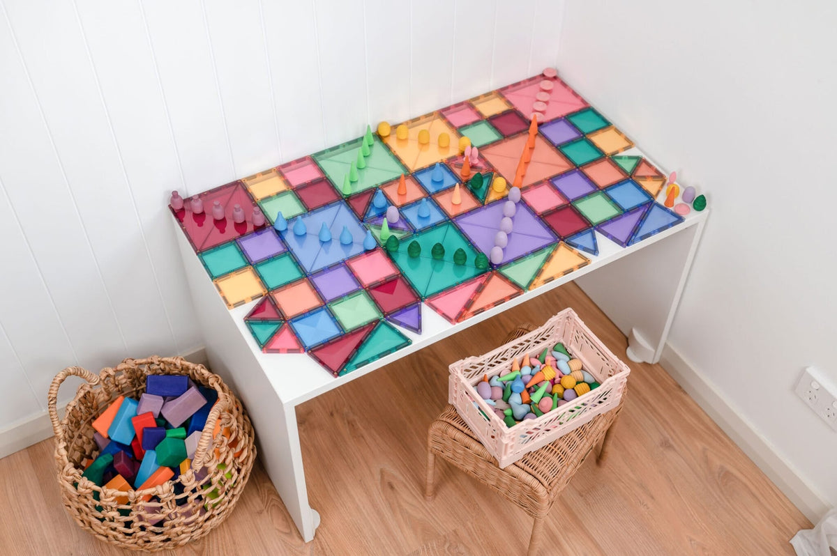 Connetix Magnetische Tegels Pastel Starter Pack 64 stuks