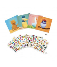 Djeco Creëren met stickers| Dieren