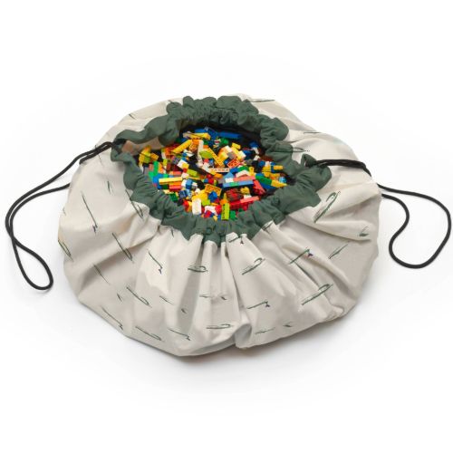3-in-1 speelkleed & opbergzak - croco