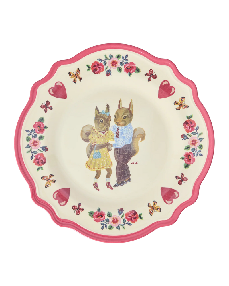 Rice Melamine Bord Vintage - Nathalie Lété Red Kiss