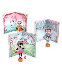 Djeco Little Wardrobe Aankleedpoppen