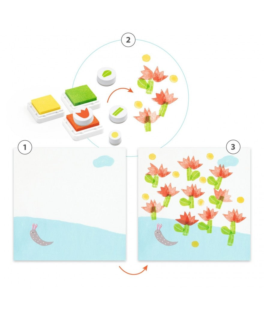 Djeco Stempels | Bloemen