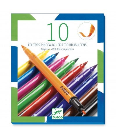 Djeco Dubbele Brushpennen - Classic - 10 stuks