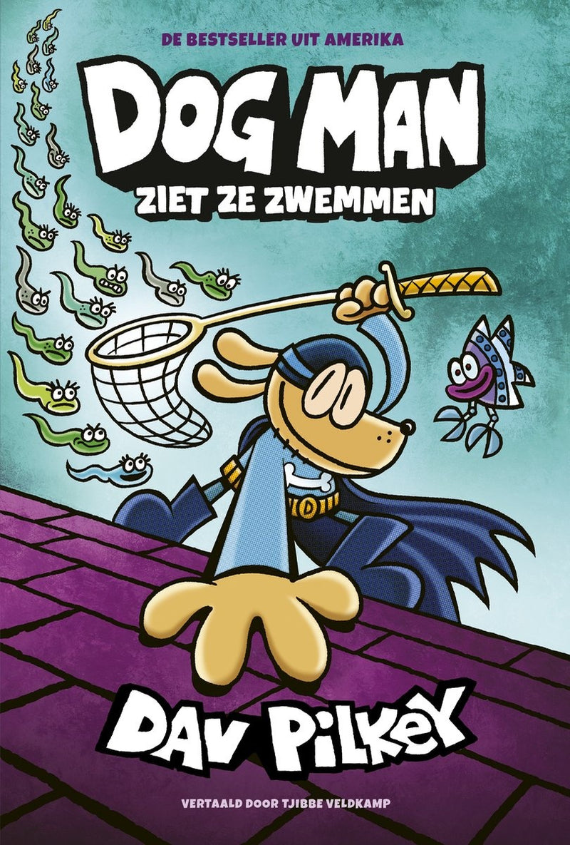 Dog Man 8: Ziet Ze Zwemmen