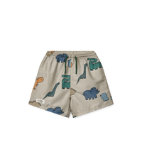 Liewood Zwembroek Short Duke Dinosaurs Mist
