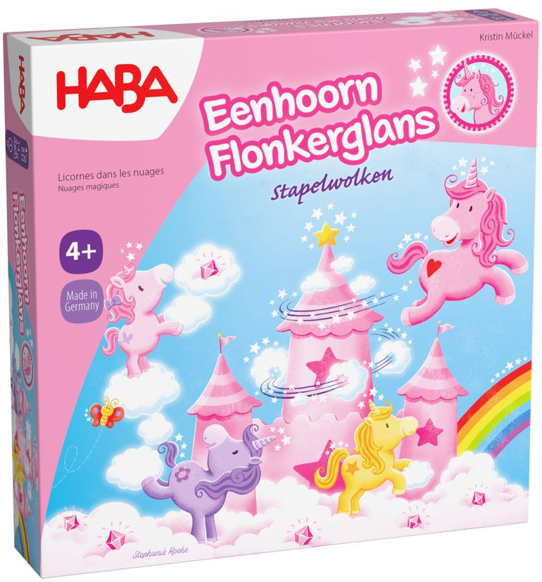 HABA Eenhoorn Flonkerglans Stapelwolken