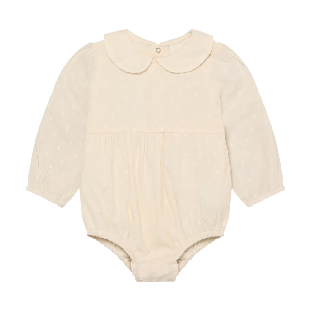 EnFant Romper Dobby Eggnog