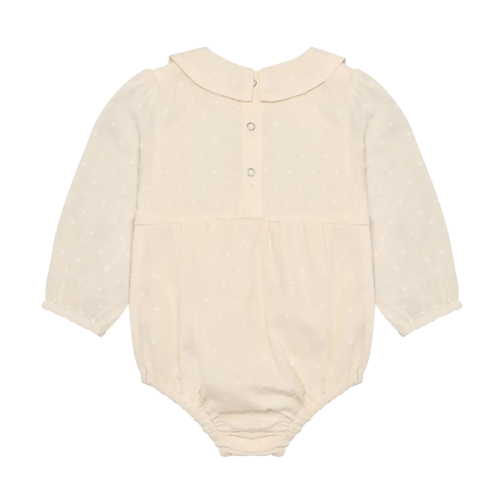 EnFant Romper Dobby Eggnog