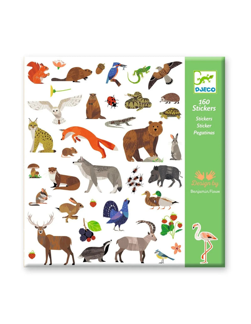 Djeco Stickers Fauna