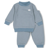 Feetje Pyjama's Pyjama Wafel IJsblauw