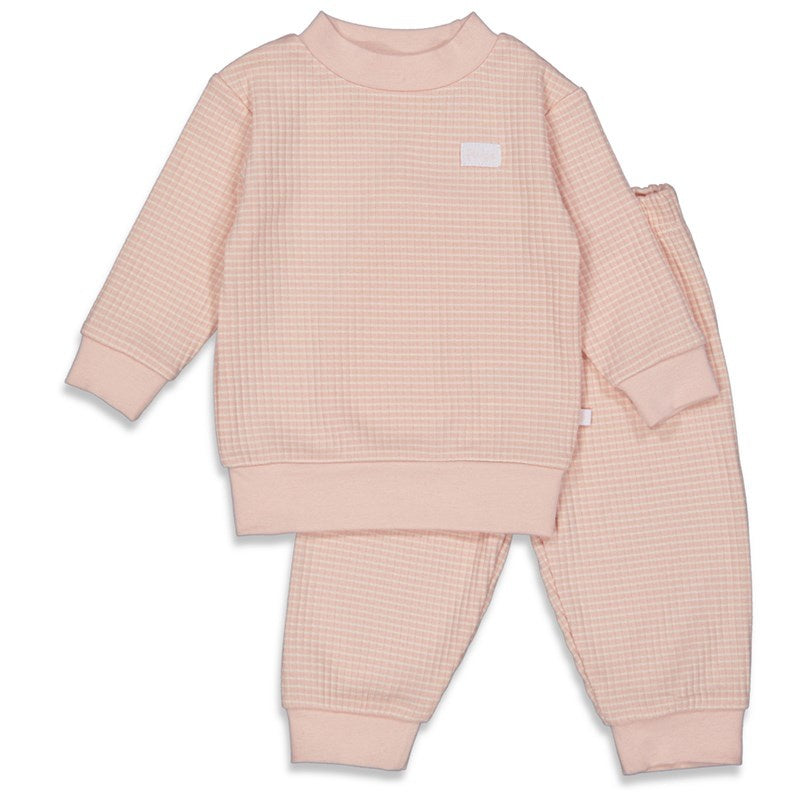 Feetje Pyjama's Pyjama Wafel Oud Roze