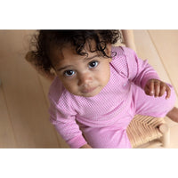 Feetje Pyjama's Pyjama Wafel Roze Melange