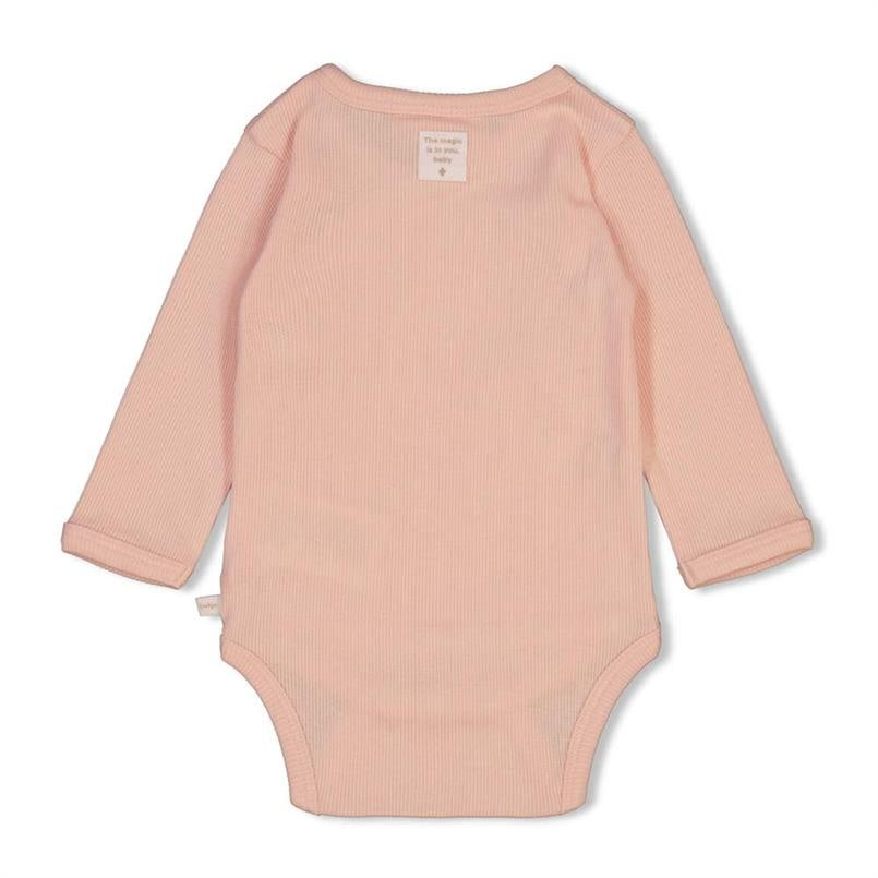 Feetje Babykleding Wikkelromper Rib Roze